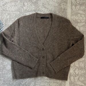 Jenni Kayne Brown Cardigan Sweater
